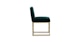 Oscuro Garland Green Dining Chair - Gallery View 3 of 10.