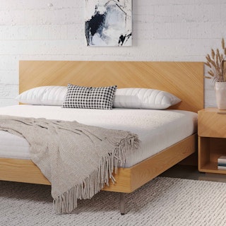 Nera King Low Profile Bed - Oak