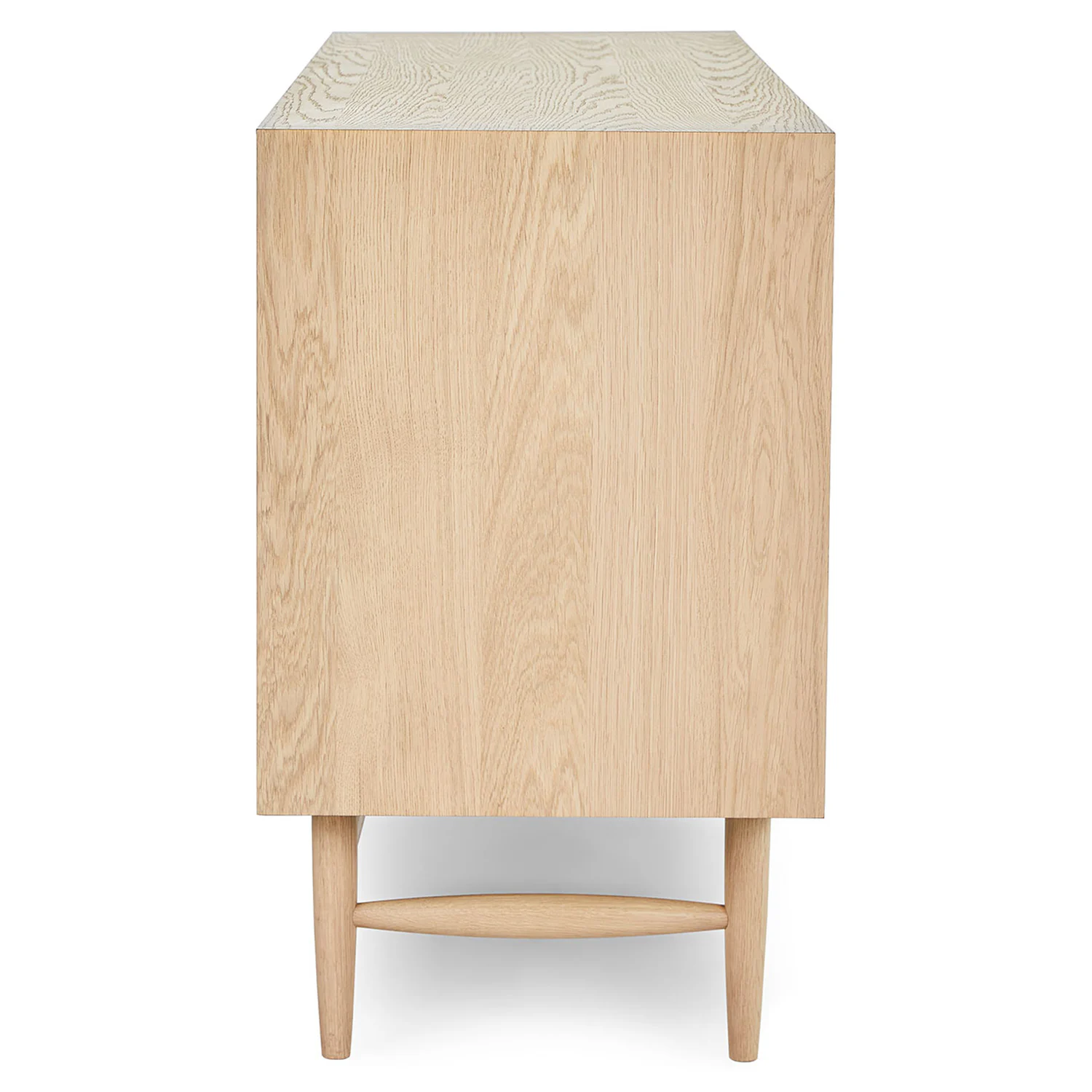 White Oak Wood Double Dresser w/ 6 Drawers | Lenia | Article