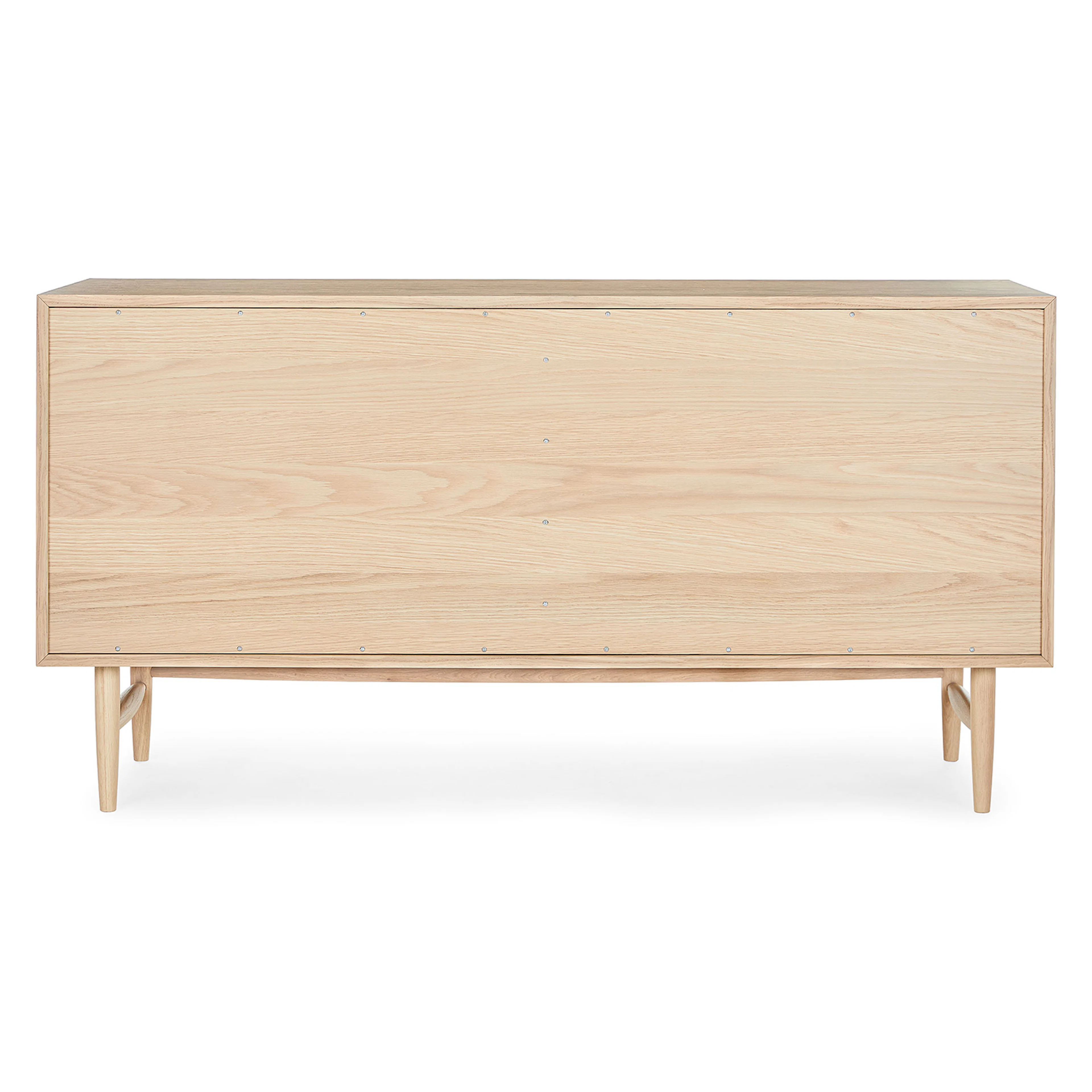 White Oak Wood Double Dresser w/ 6 Drawers | Lenia | Article