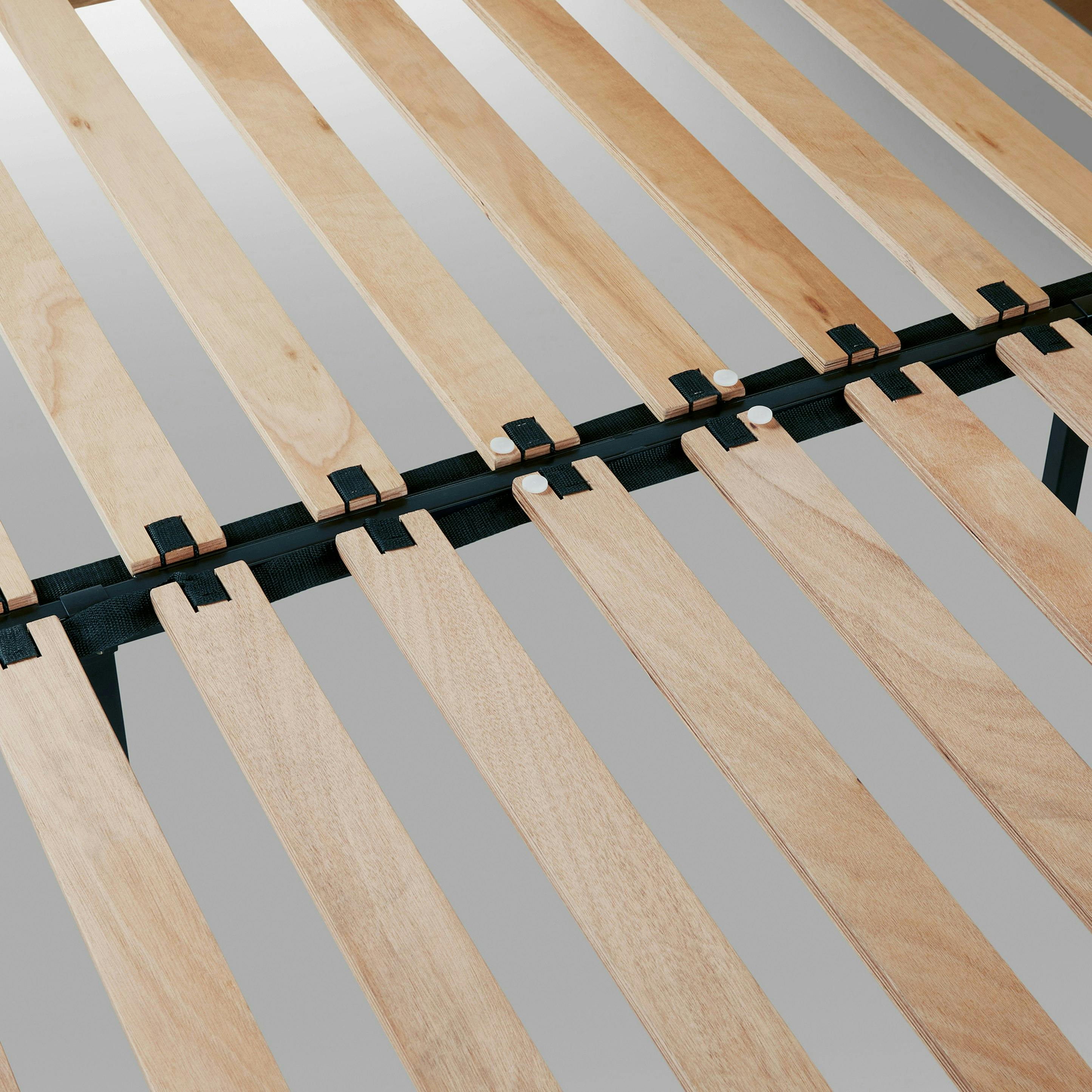 White Oak Queen-sized Wood Spindle Bed | Lenia | Article