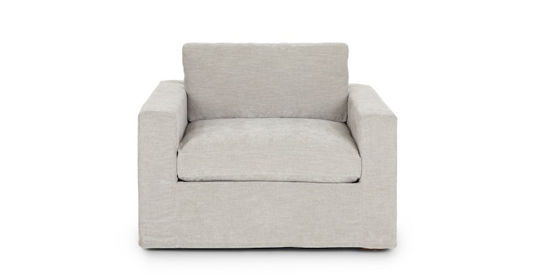 Alzey Whistle Gray Slipcover Lounge Chair - Primary View 1 of 11 (Open Fullscreen View).