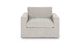 Alzey Whistle Gray Slipcover Lounge Chair - Gallery View 1 of 11.