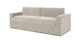 Alzey Whistle Gray Slipcover Sofa - Gallery View 2 of 11.