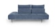 Divan Calypso Blue Right Daybed - Gallery View 6 of 11.