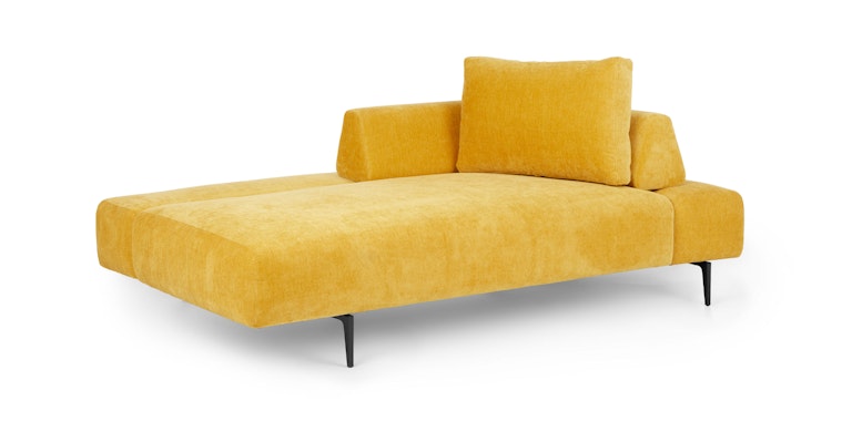 Divan Marigold Yellow Right Daybed - Primary View 1 of 12 (Open Fullscreen View).
