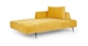 Divan Marigold Yellow Right Daybed - Gallery View 1 of 12.