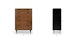 Envelo Black / Walnut 5 Drawer Dresser - Gallery View 11 of 11.