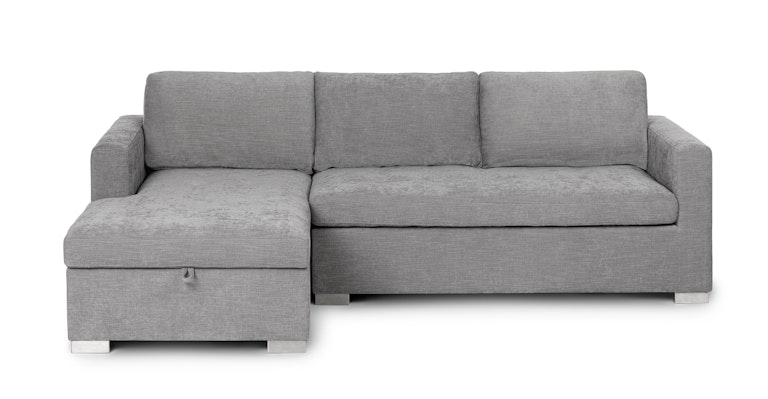 Soma Dawn Gray Left Sleeper Sectional - Primary View 1 of 17 (Open Fullscreen View).