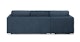Soma Midnight Blue Left Sofa Bed - Gallery View 8 of 13.
