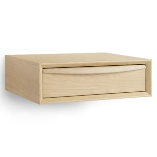 Lenia Floating Nightstand - White Oak