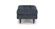Sven Neptune Blue Ottoman - Gallery View 4 of 11.