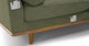 Timber Olio Green Corner Sectional - Gallery View 9 of 13.