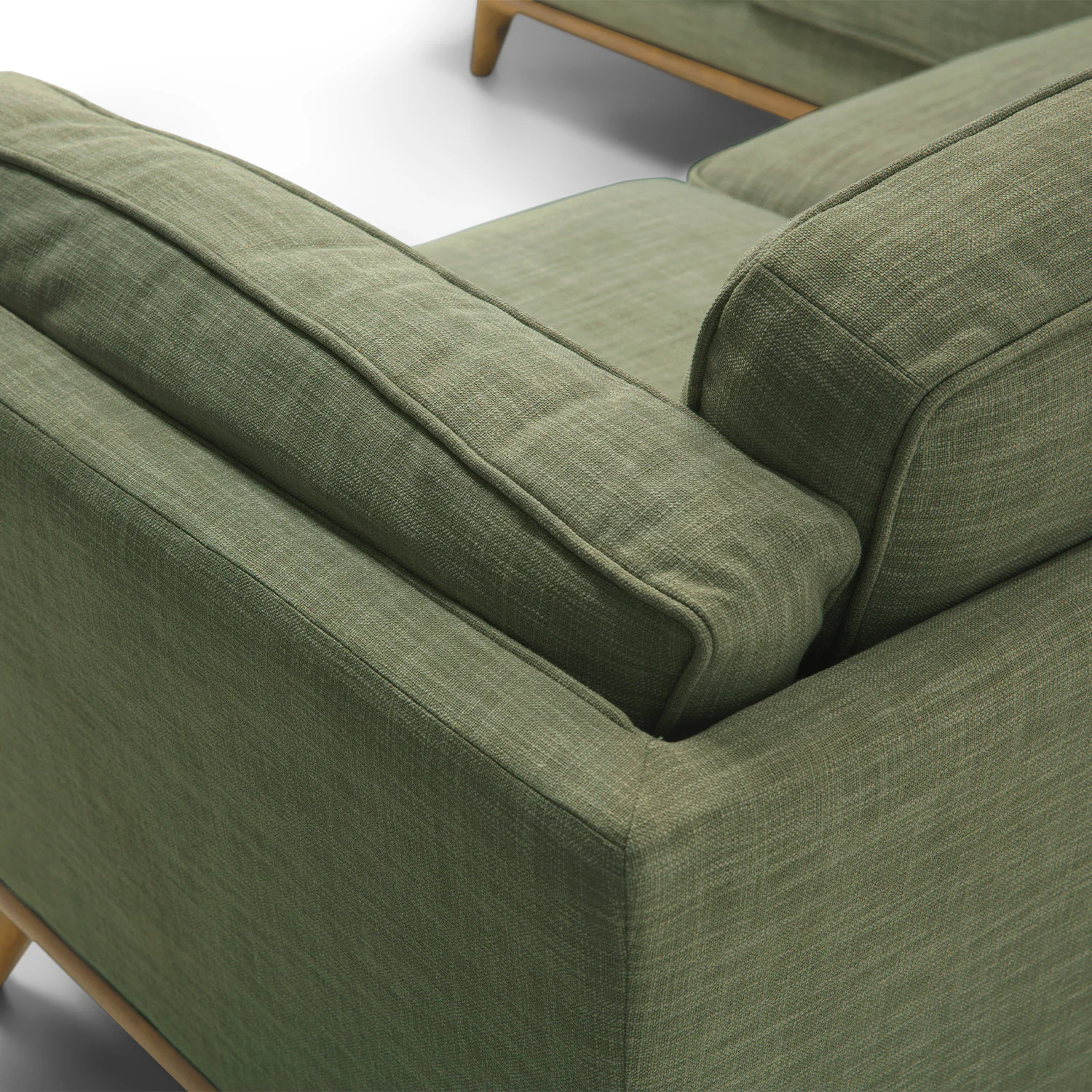 Timber 93" Corner Sectional - Olio Green