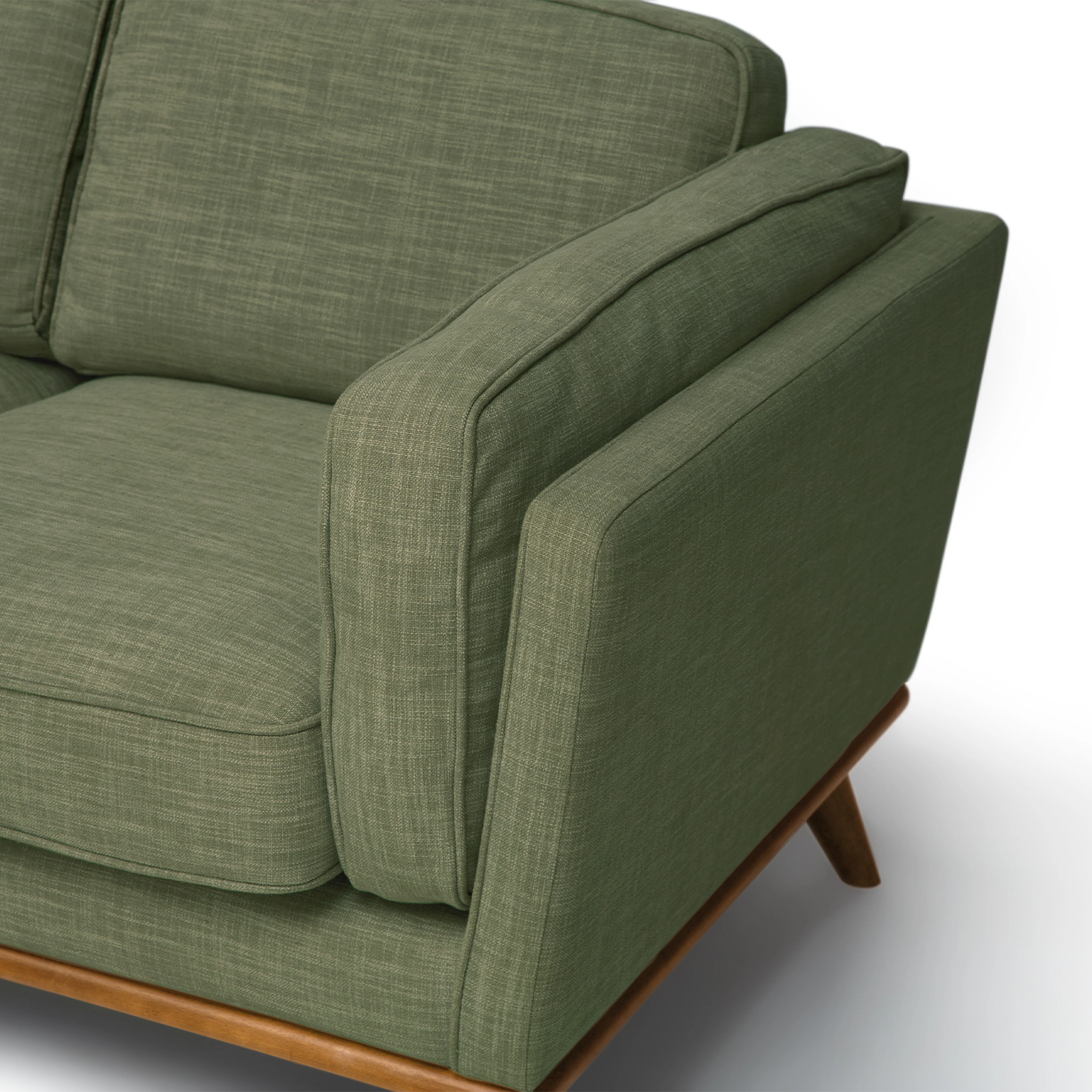 Timber 93" Corner Sectional - Olio Green