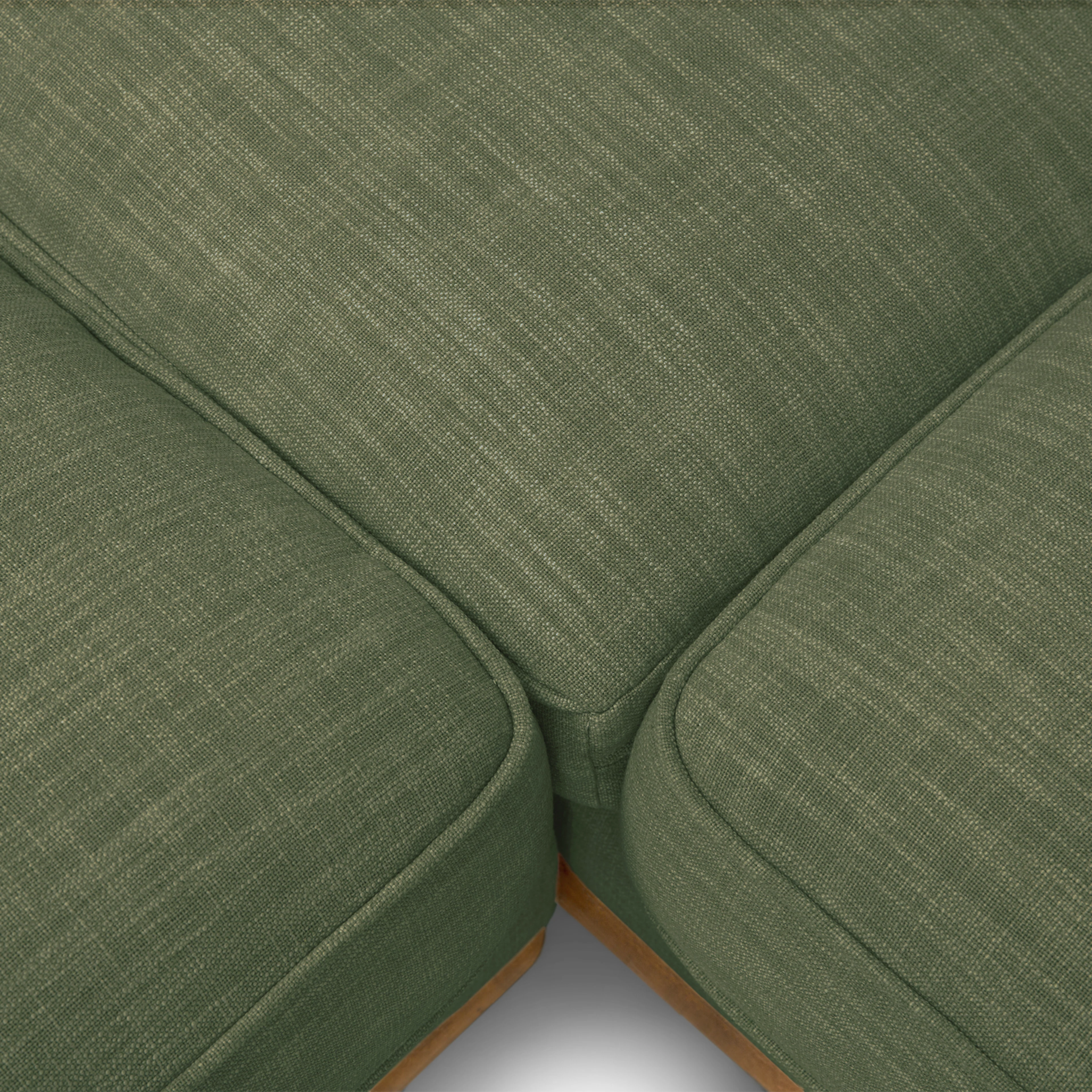 Timber 93" Corner Sectional - Olio Green