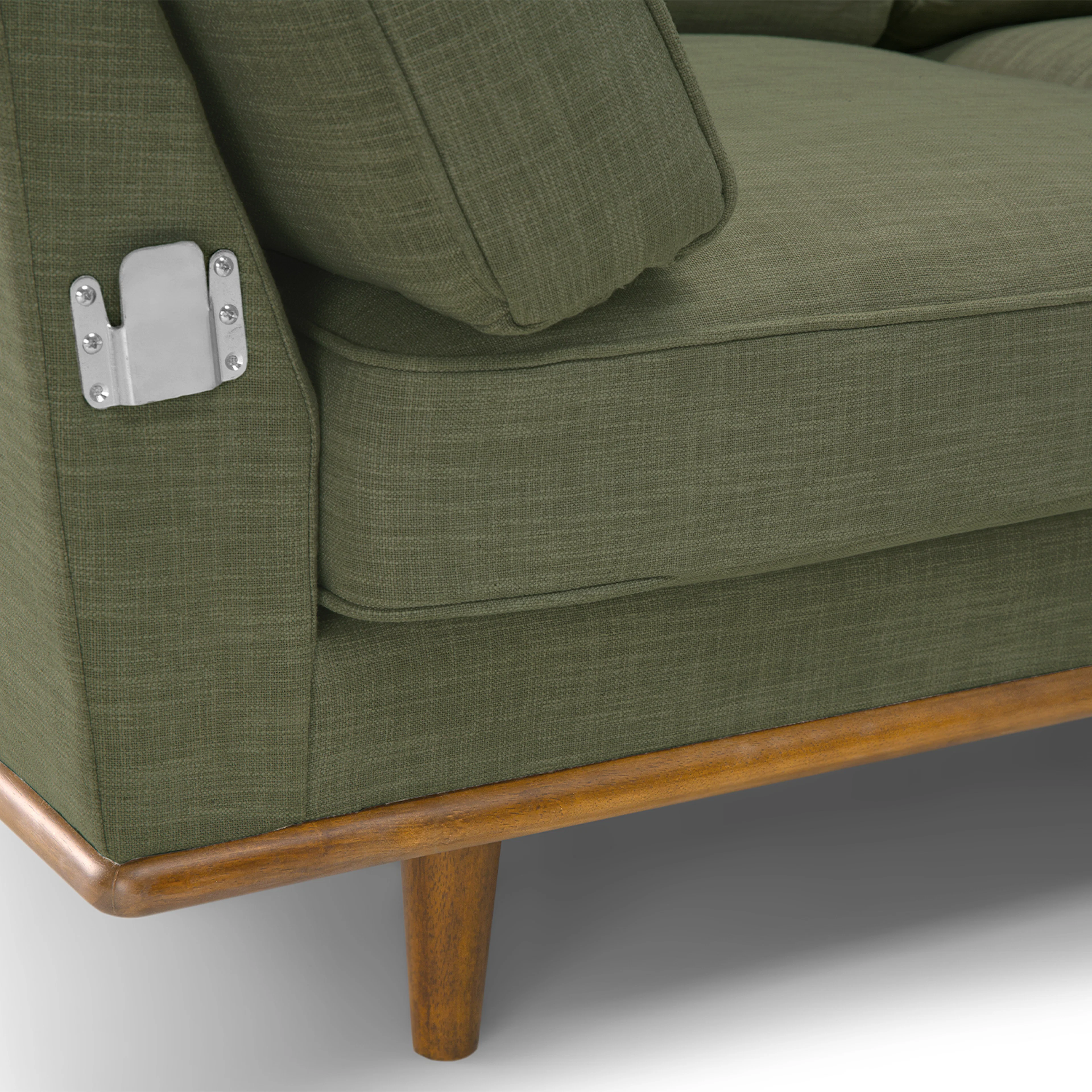 Timber 93" Corner Sectional - Olio Green