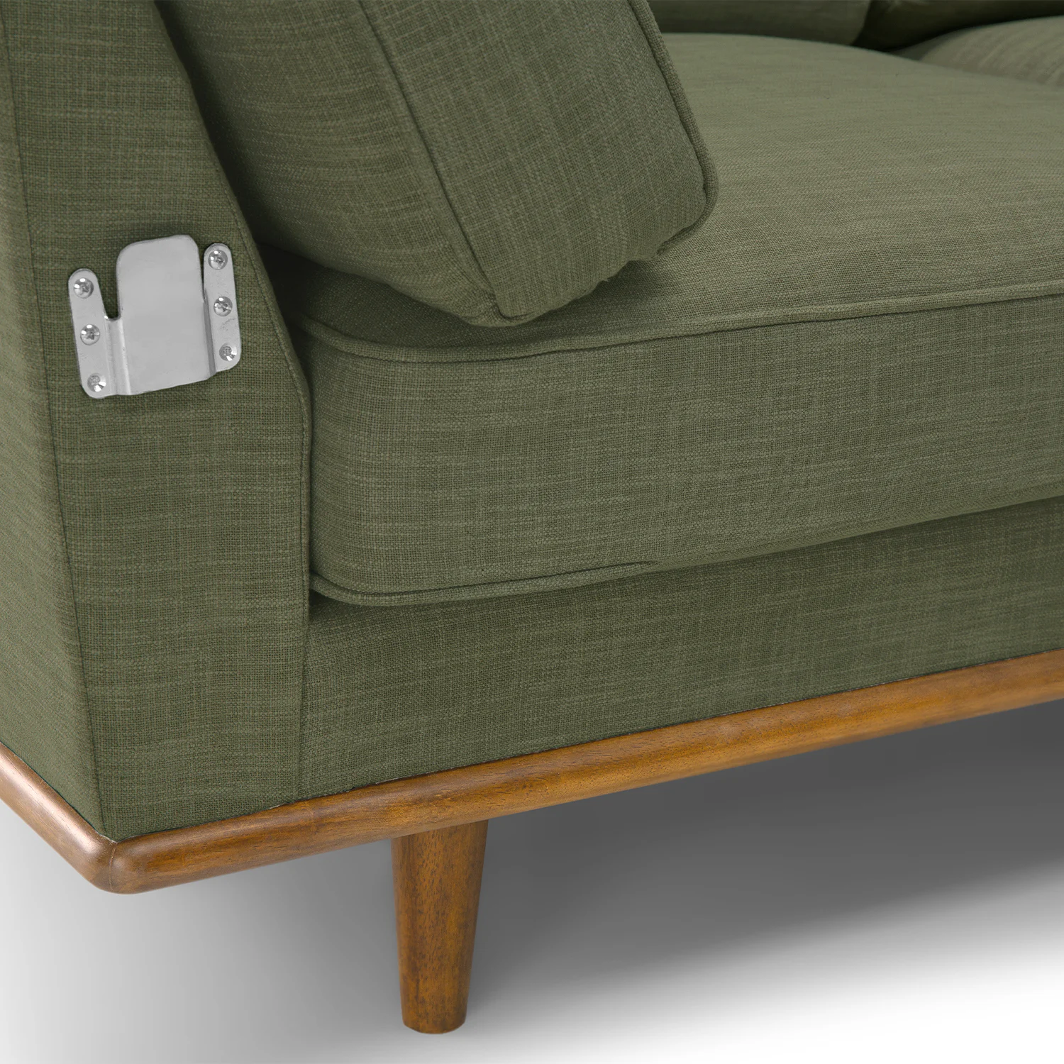 Timber 93" Corner Sectional - Olio Green