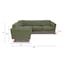 The Timber Corner Sectional x Ottoman Bundle - Gallery View 1 of 6.