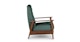 Ellow Willow Green Recliner - Gallery View 5 of 14.