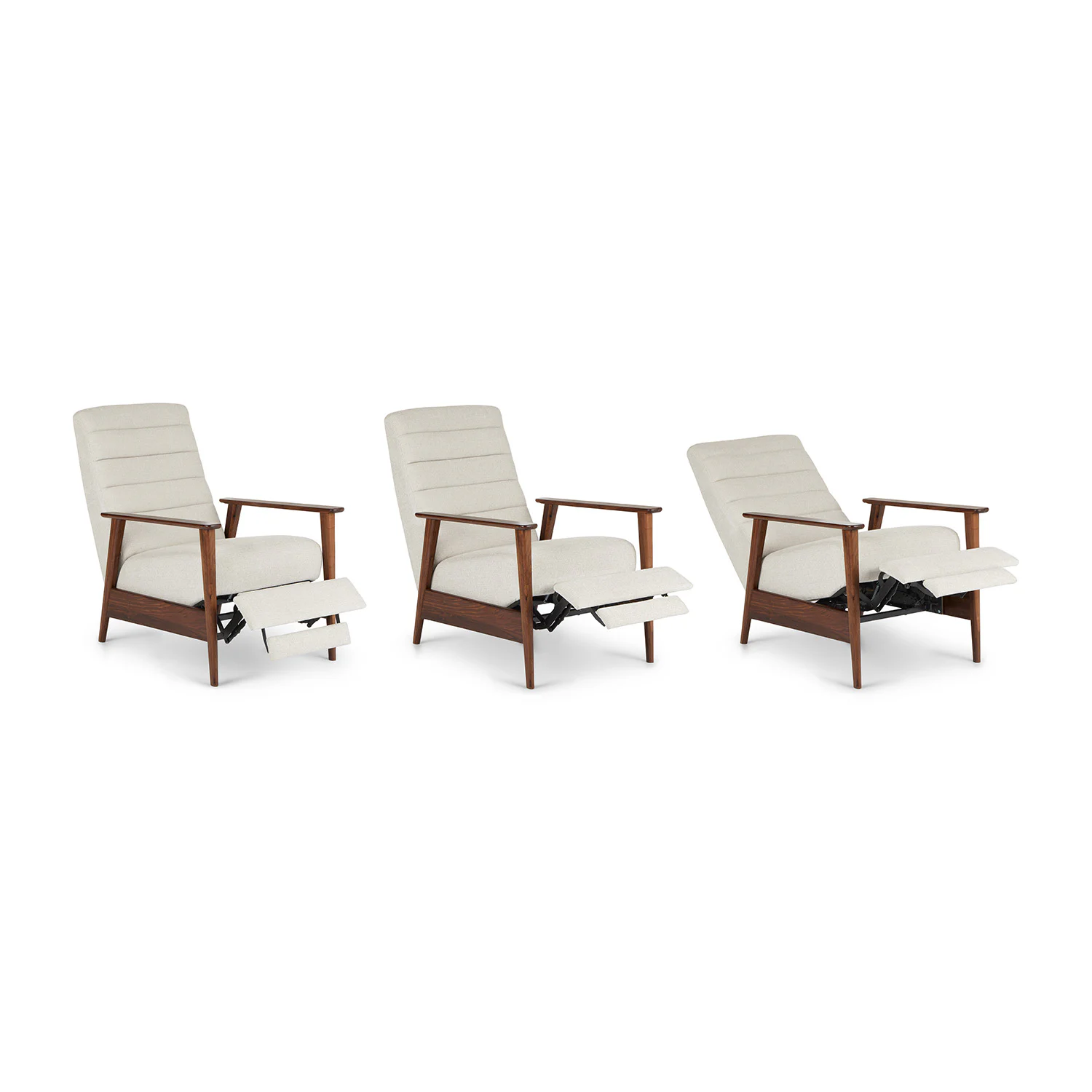 Ellow 28.5" Reclining Lounge Chair - Ashford Gray