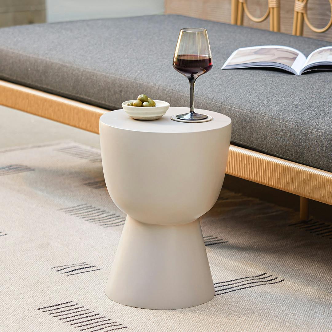 Hendry Outdoor Side Table - Steam Gray