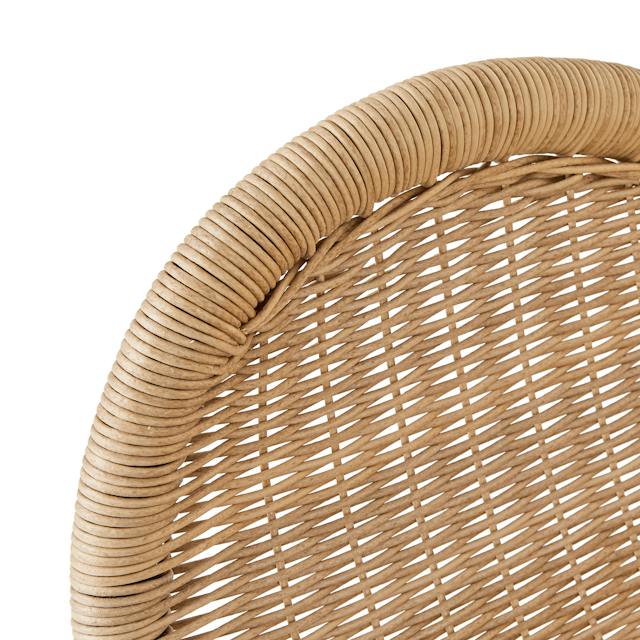 Beltaine Brown Rattan Outdoor Rocking Chair | Article
