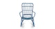 Medan Paradise Blue Rocking Chair - Gallery View 3 of 12.