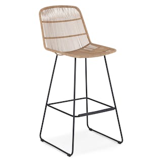 Selka Outdoor Bar Stool - Natural
