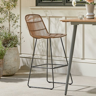 Selka Outdoor Bar Stool - Natural