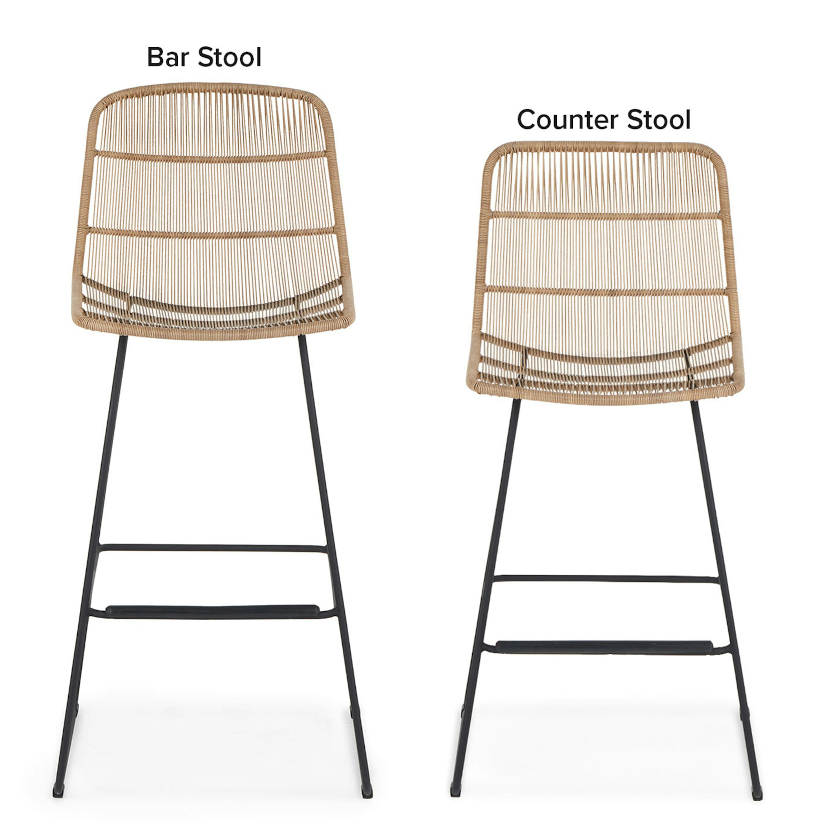 Selka Outdoor Bar Stool - Thumbnail 2