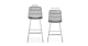 Selka Black Counter Stool - Gallery View 10 of 12.