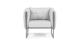 Ostara Whisper Gray Lounge Chair - Gallery View 1 of 9.