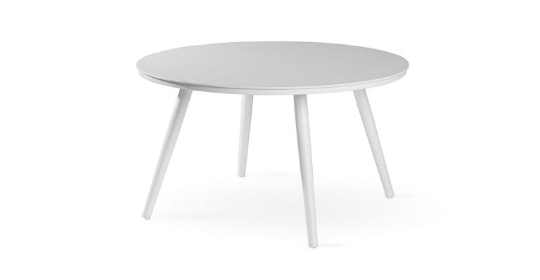 Halden Alpine White 28" Round Side Table - Primary View 1 of 9 (Open Fullscreen View).