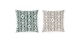 Sablon Sisal Beige and Munro Green Outdoor Pillow Set - Gallery View 2 of 6.