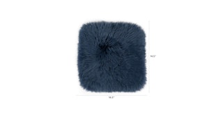 Ivory Sheepskin Seat Pads | Article Lanna Contemporary Accessories