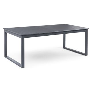 Ofer 80.25" - 104.75" Outdoor Extendable Dining Table - Dark Gray