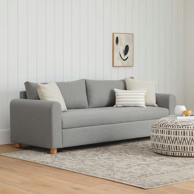Pep Gray 2Seater Fabric Sofa Bed Nordby Article