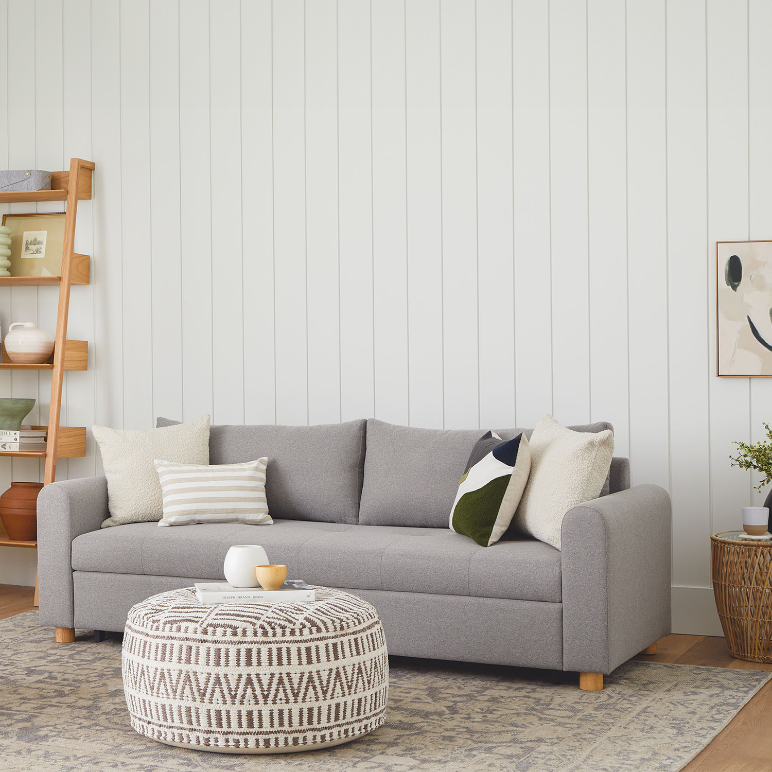 Nordby 87" Sofa Bed - Pep Gray - Thumbnail 4