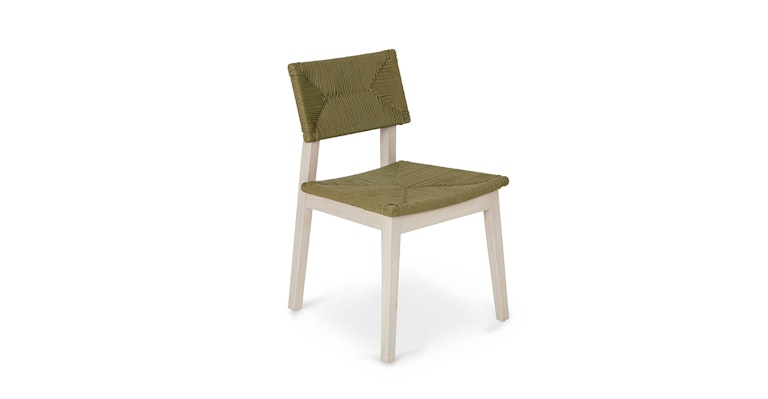 Washed Oak Woven Polypropylene Outdoor Dining Chair Laka Article - Oak Patio Dining Chair