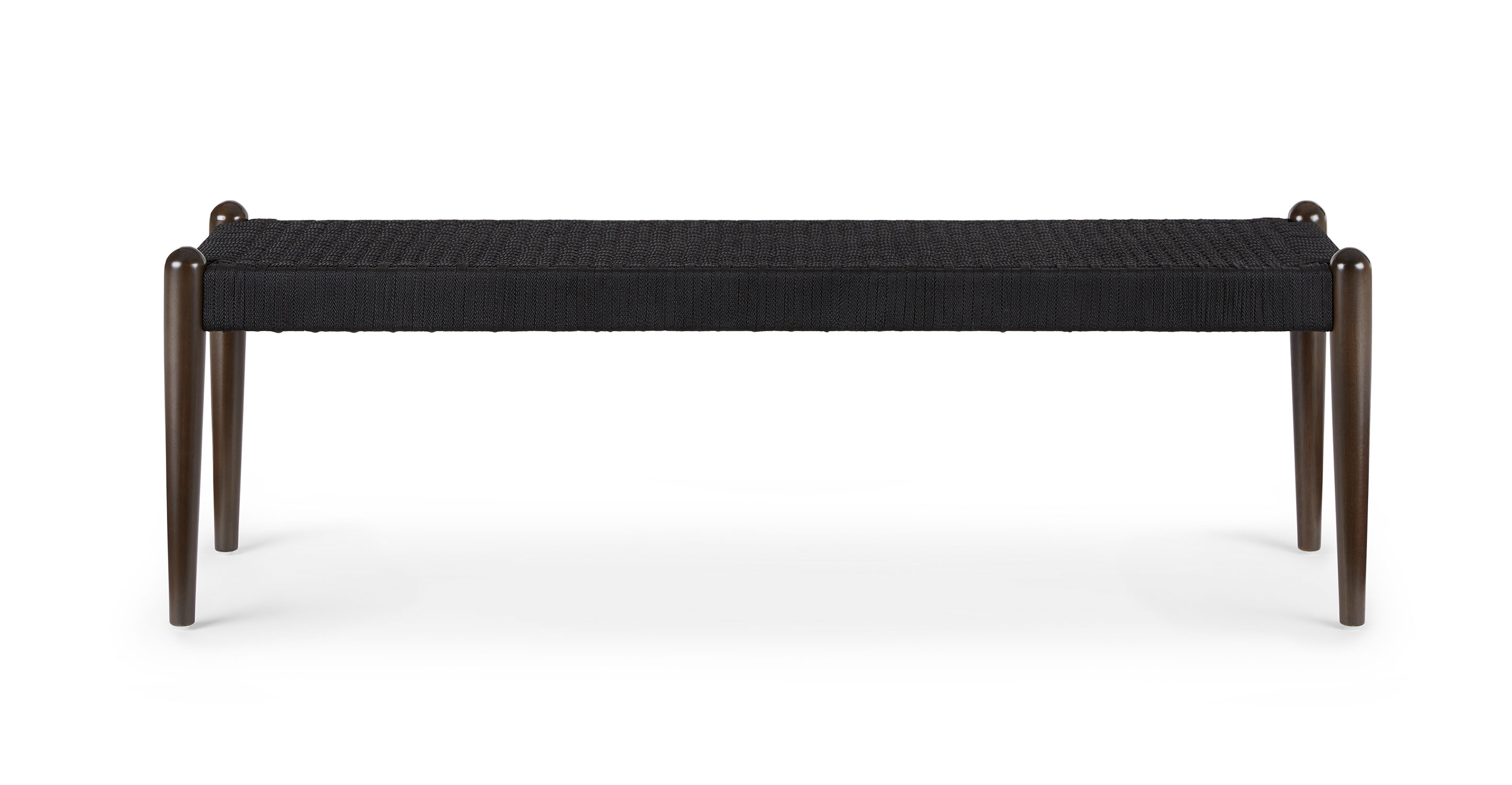 outdoor woven bench