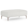 Abisko 45.5" Ottoman - Quartz White