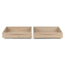 Lenia Underbed Storage Drawer Set - White Oak