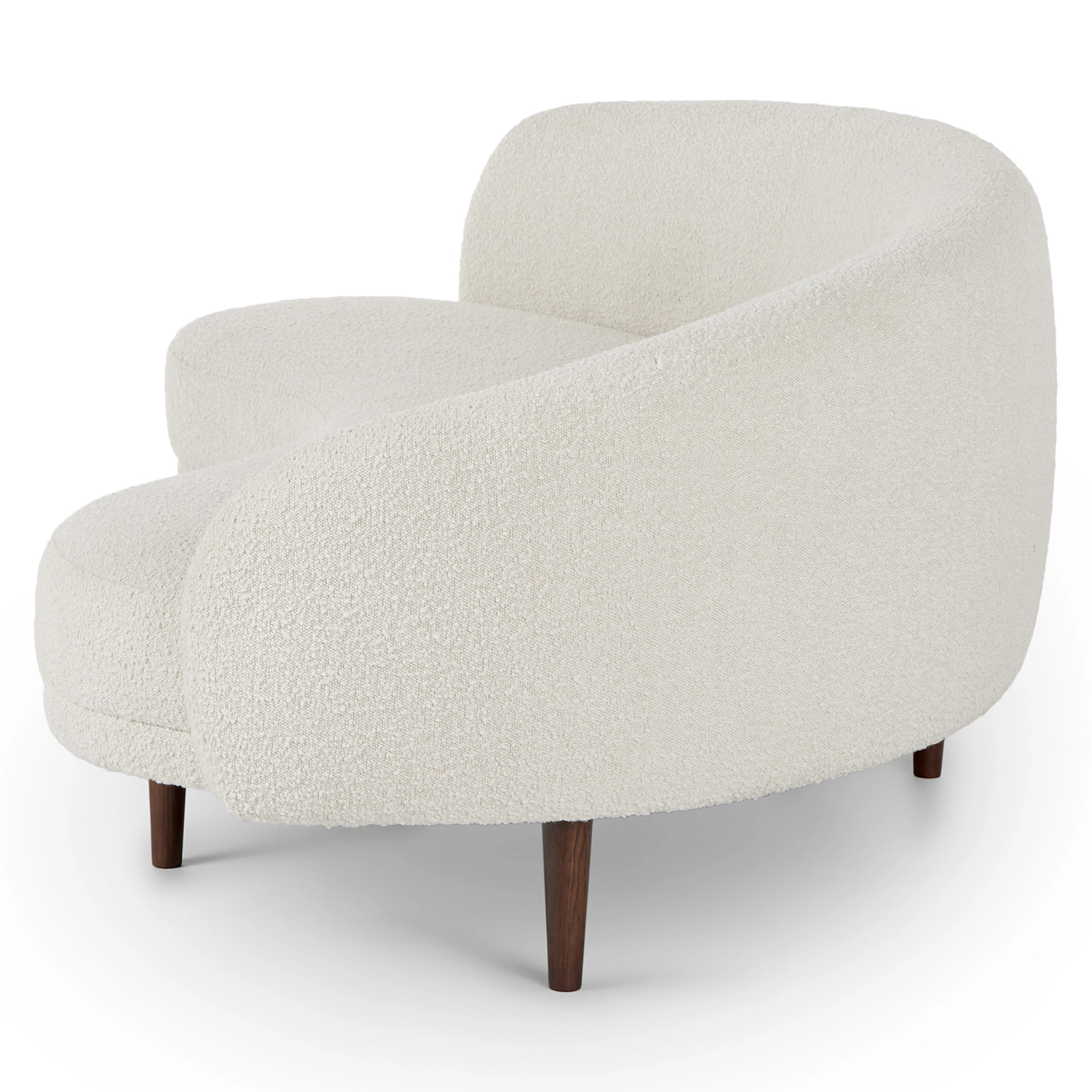 Kayra 87" Sofa - Ivory Bouclé