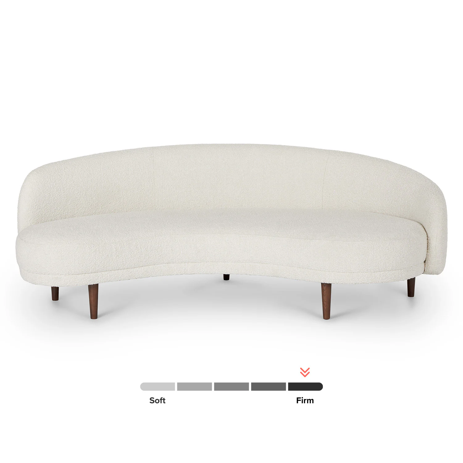 Kayra 87" Sofa - Ivory Bouclé