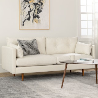 Anton 74" Loveseat - Limestone