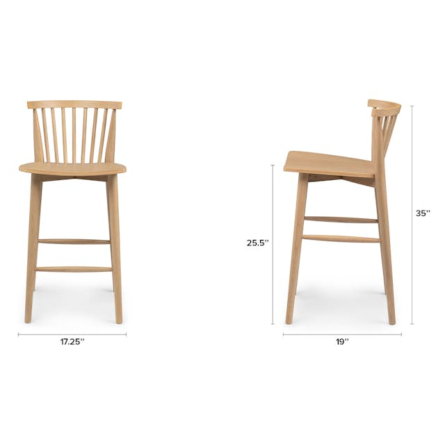 Light Oak Counter Stool | Rus | Article