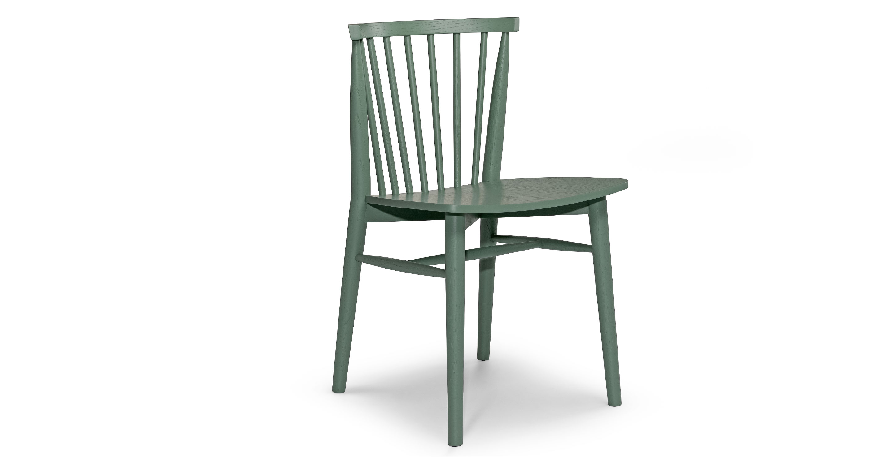 Norfolk Green Oak Dining Chair Rus Article