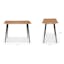 The Latta Outdoor Bar Table x Zina Outdoor Bar Stool Bundle - Gallery View 1 of 6.