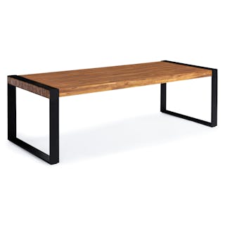 Lubek 94.5" Outdoor Dining Table - Tuscan Brown